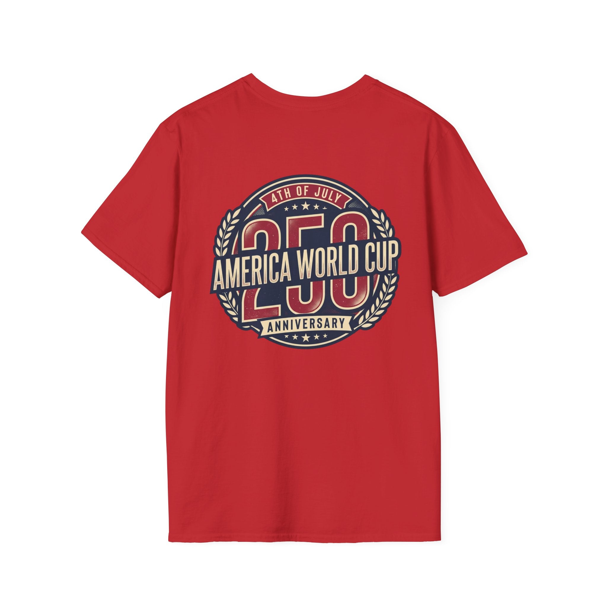 America World Cup Soccer T-Shirt — Retro Soccer Emblem Tee