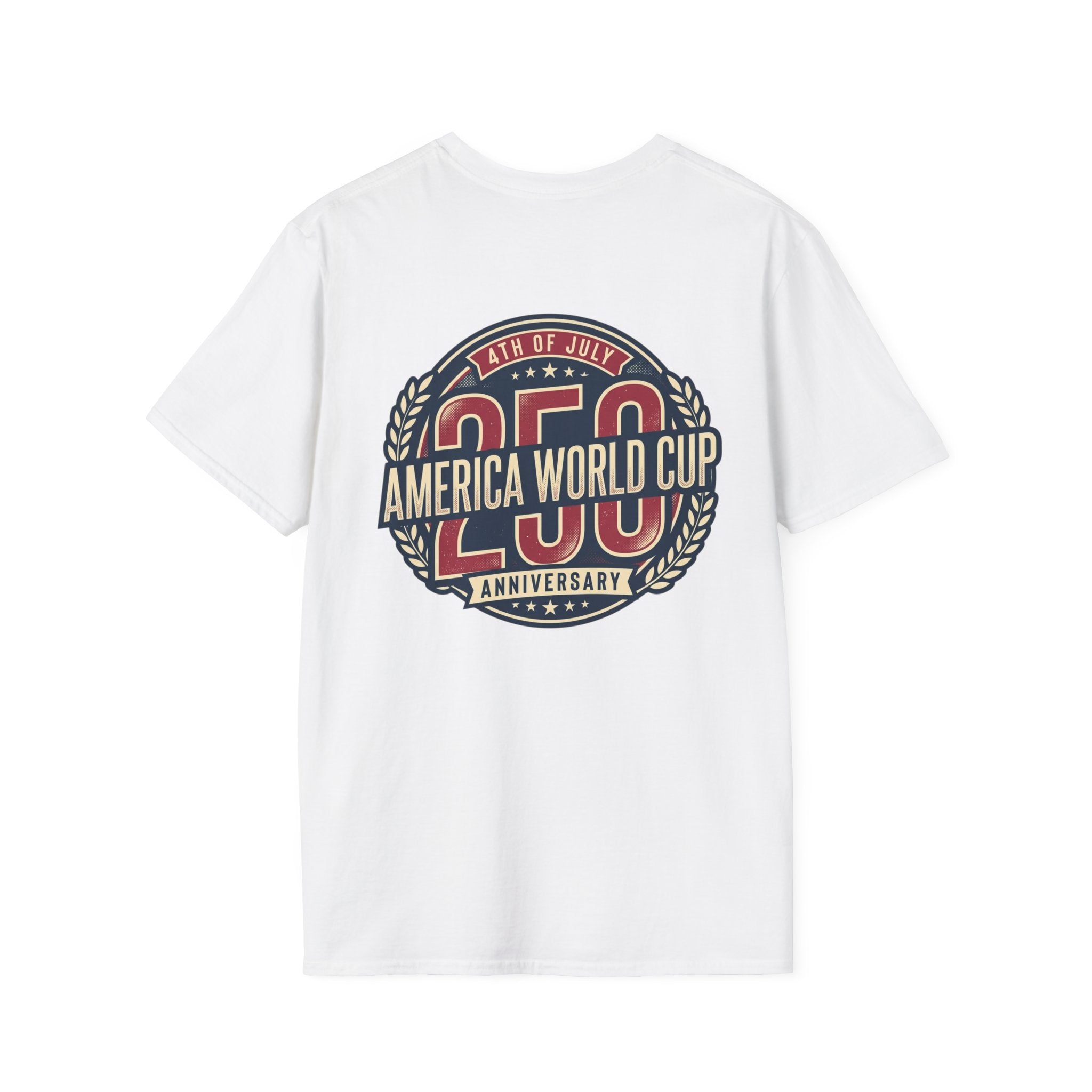 America World Cup Soccer T-Shirt — Retro Soccer Emblem Tee