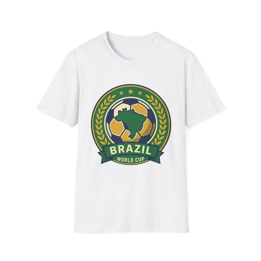 Brazil Soccer Crest T-Shirt — World Cup Football Fan Tee