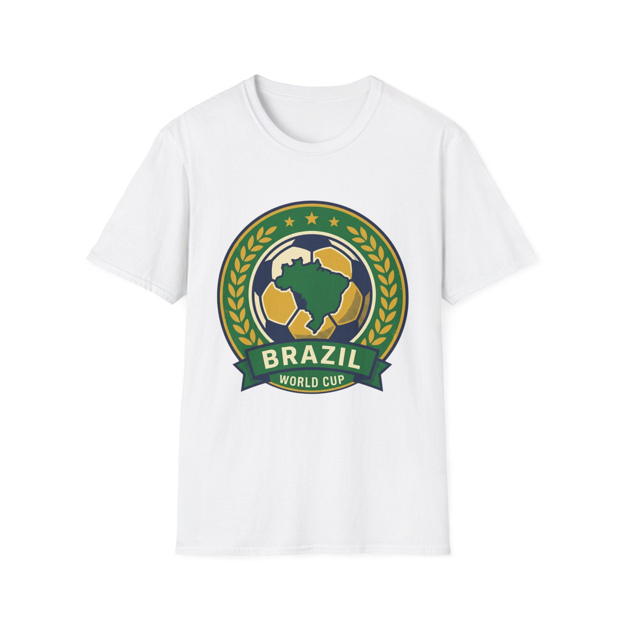 Brazil Soccer Crest T-Shirt — World Cup Football Fan Tee